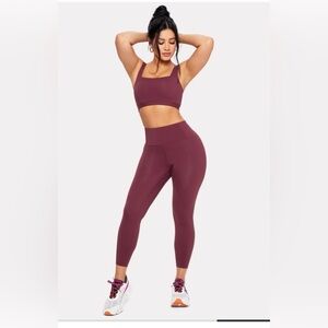 Yitty UltraLift Bootysculpt Legging Large in Burgundy Babe